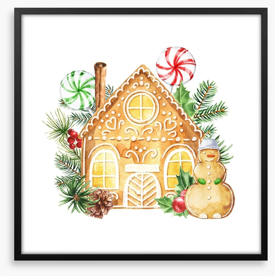 The gingerbread house