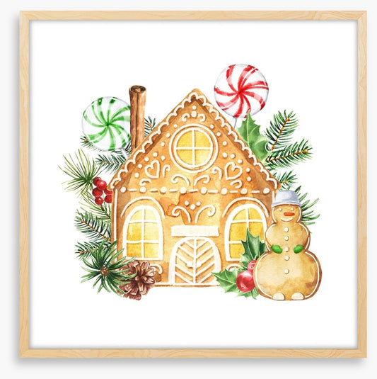 The gingerbread house