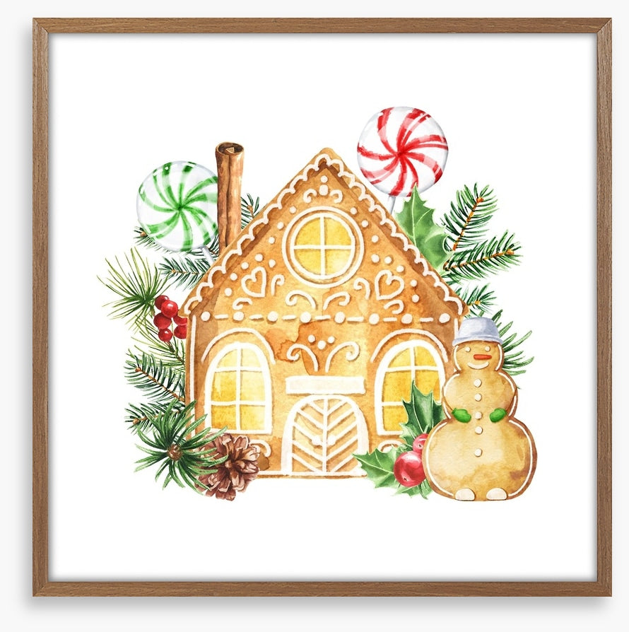 The gingerbread house