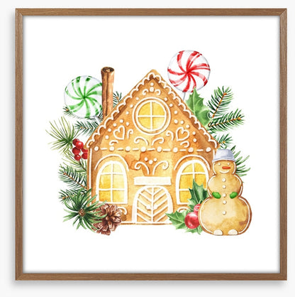 The gingerbread house