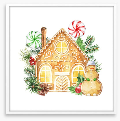 The gingerbread house