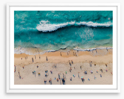 Scarborough Beach shadows