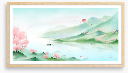 Spring lake sakura