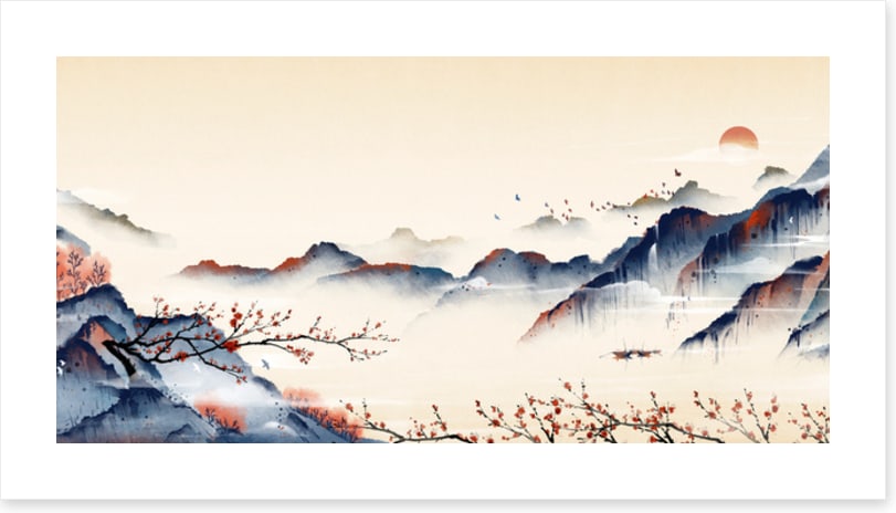 Plum blossom mist