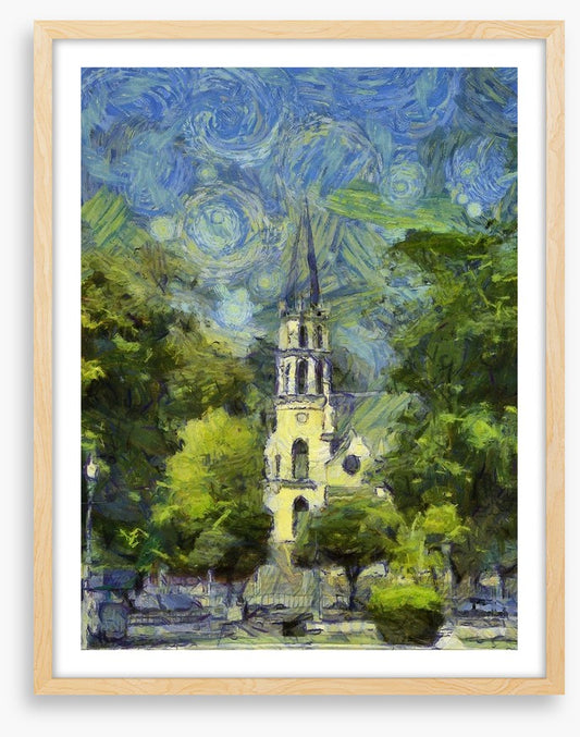 Starry night steeple