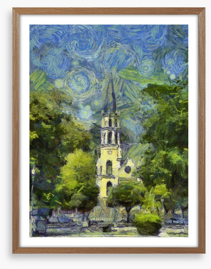 Starry night steeple