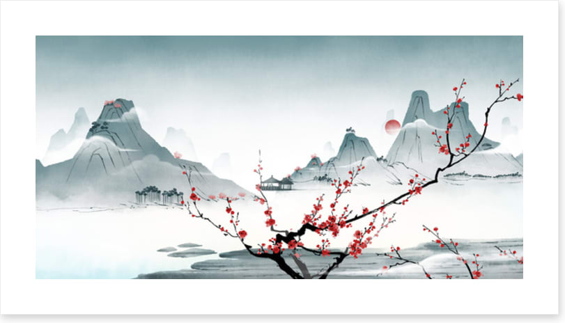 Plum blossom peaks