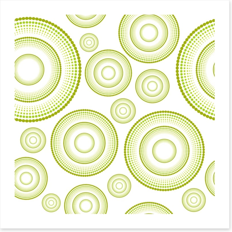 Green retro rings