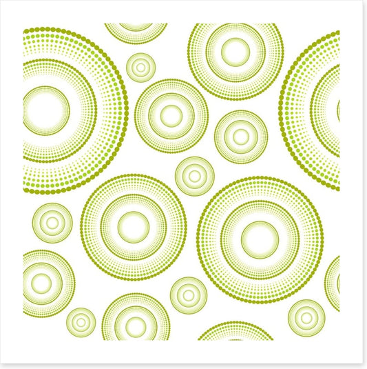 Green retro rings