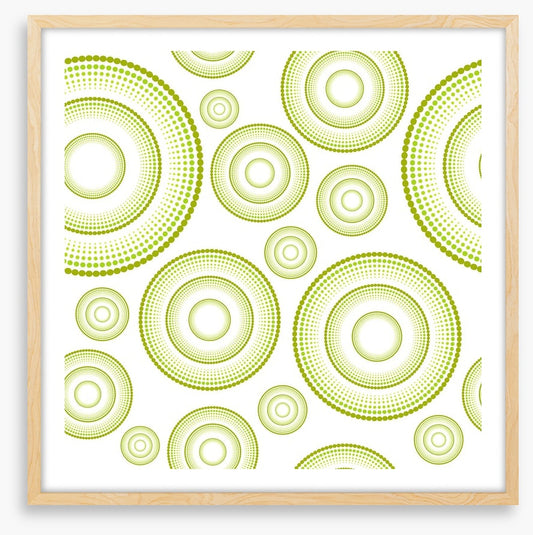 Green retro rings