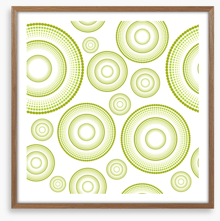 Green retro rings