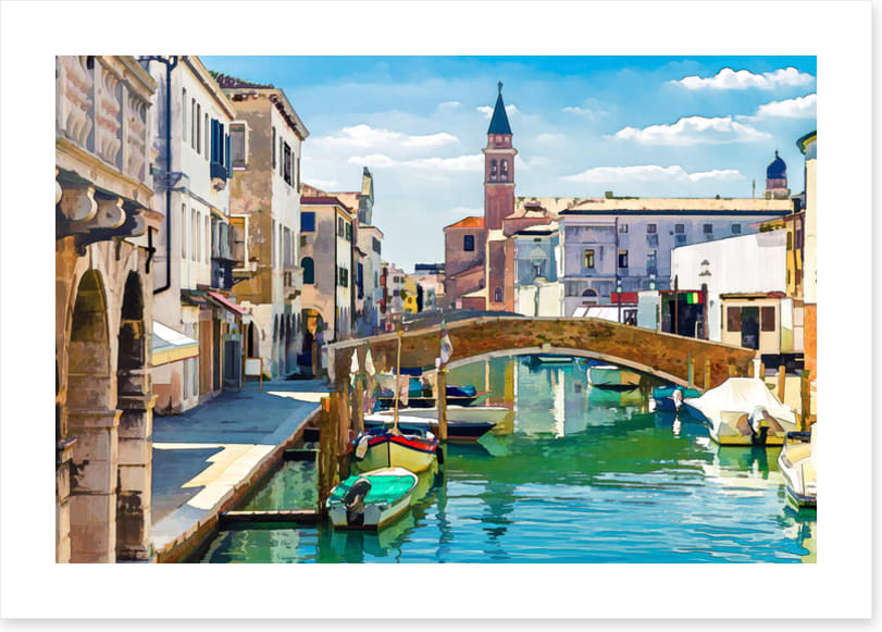 The narrow canal