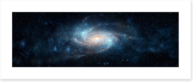 Galaxy glow panorama