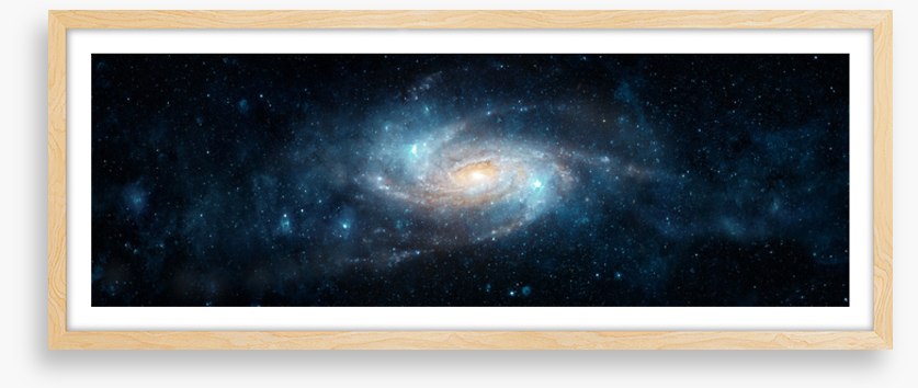 Galaxy glow panorama