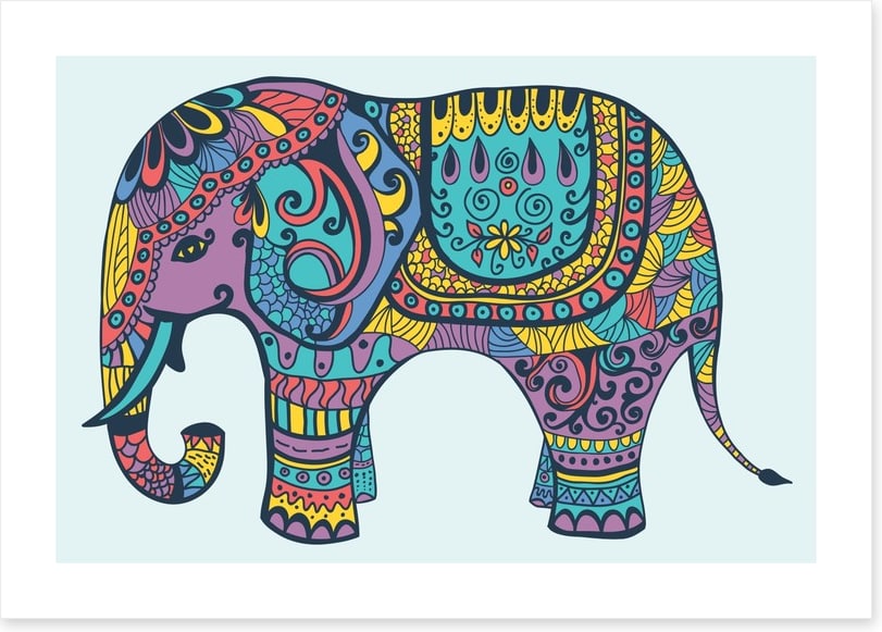 Elephant adorned