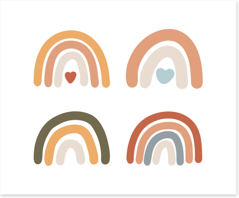 Four rainbows