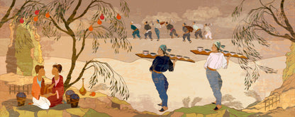 Tea ceremony panoramic