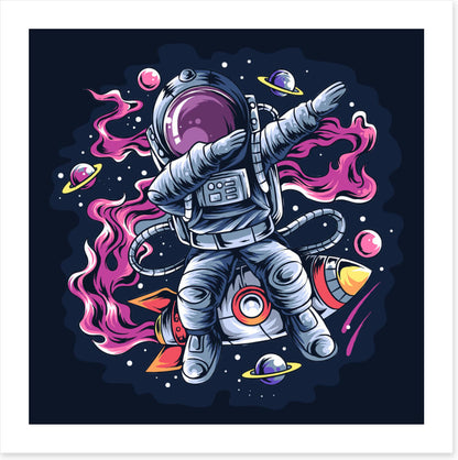 Dabbing through space