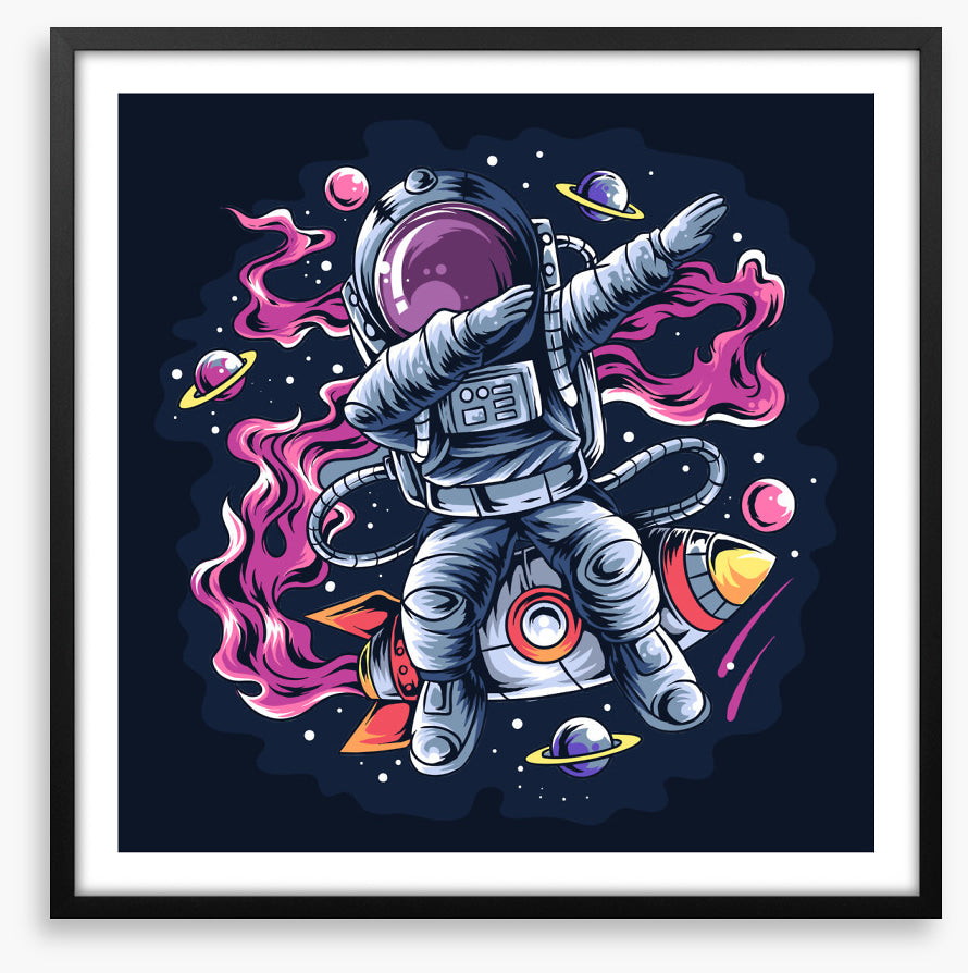 Dabbing through space