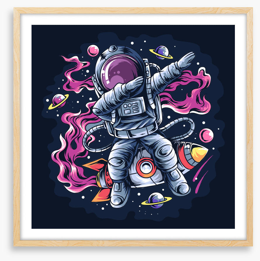 Dabbing through space