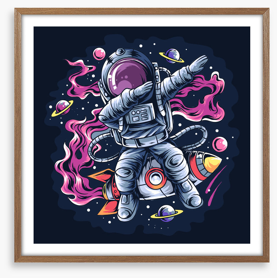 Dabbing through space