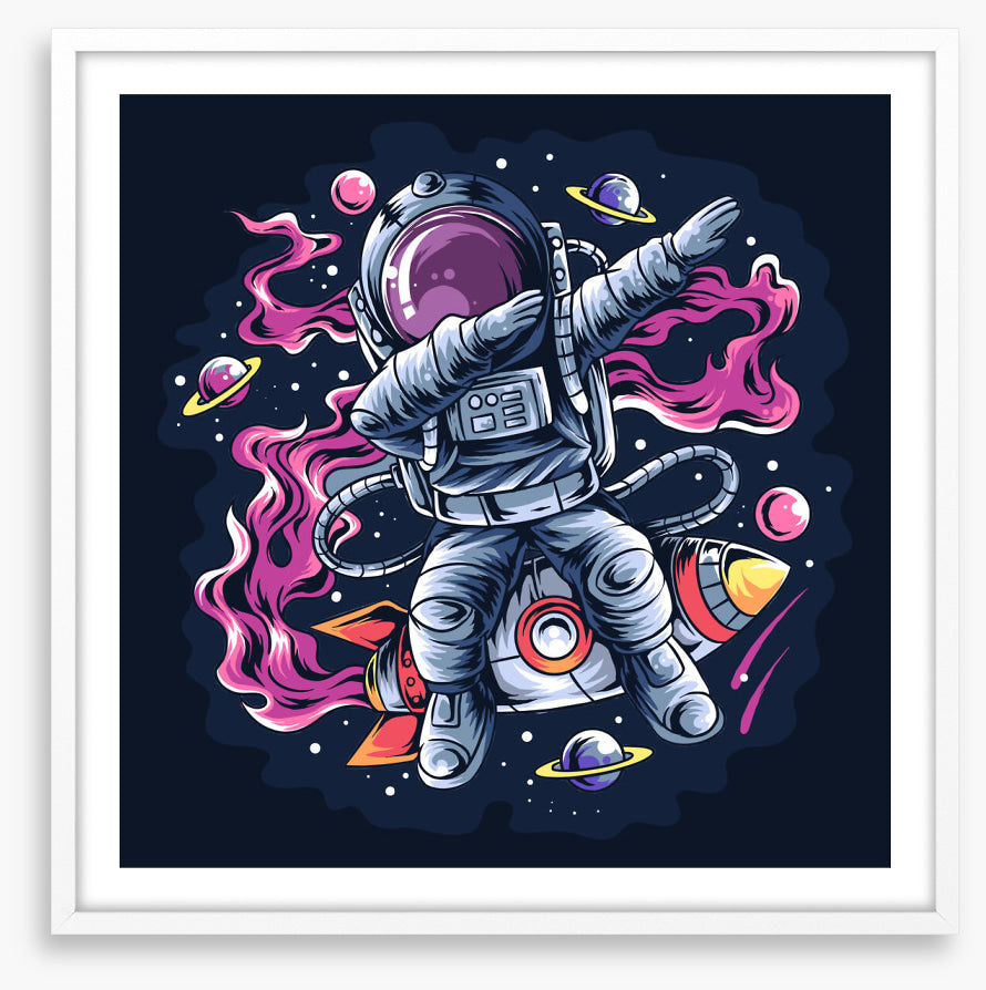 Dabbing through space