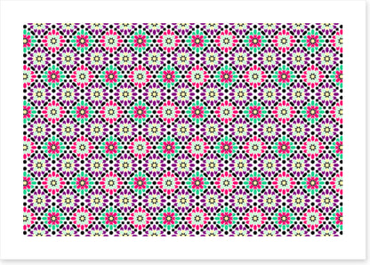 Pretty petal mosaic