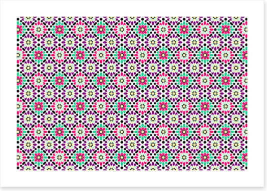 Pretty petal mosaic