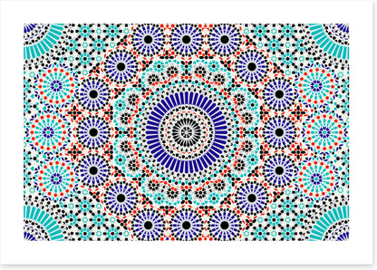 Berber blues mosaic