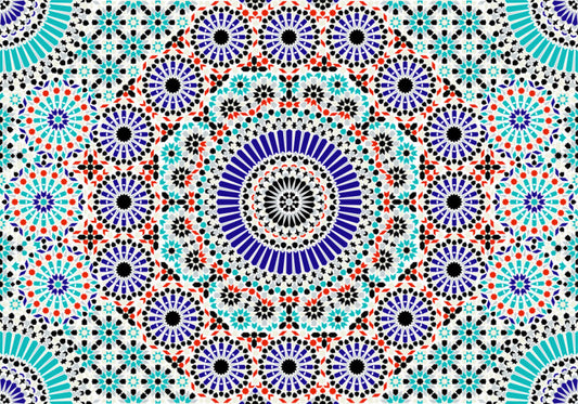 Berber blues mosaic