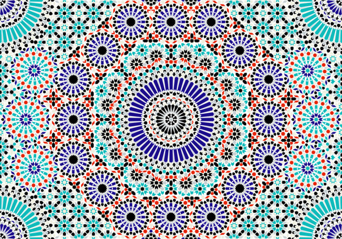 Berber blues mosaic