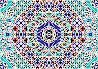 Berber blues mosaic