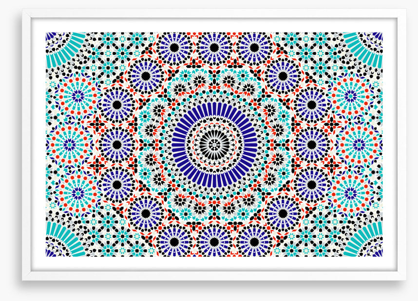Berber blues mosaic