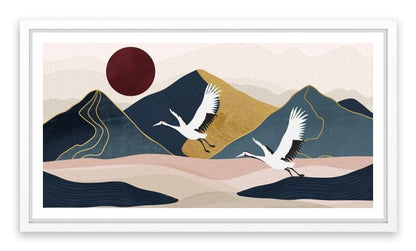 Golden mountain flight