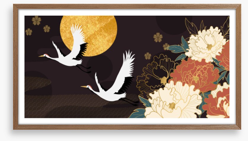 Peony flower flight