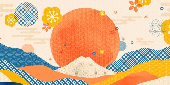 The sunset sea