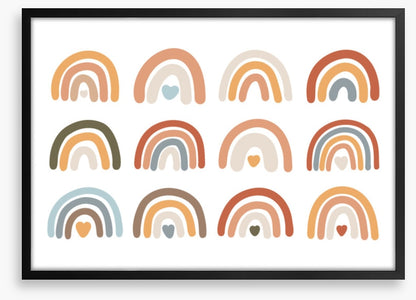 Twelve rainbows