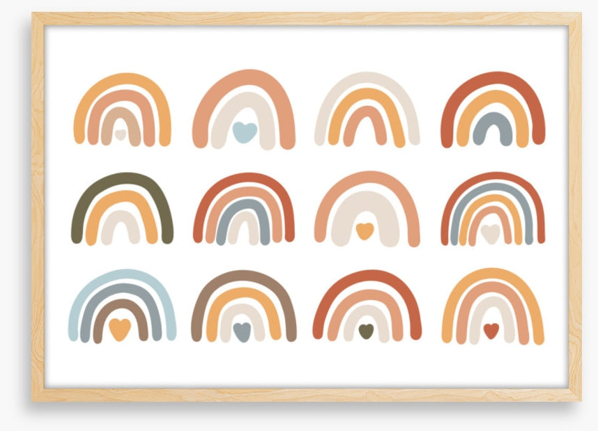 Twelve rainbows