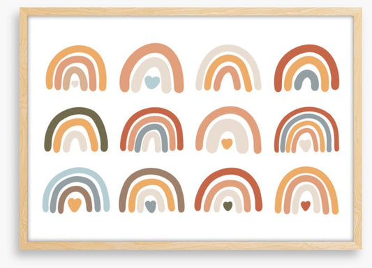 Twelve rainbows