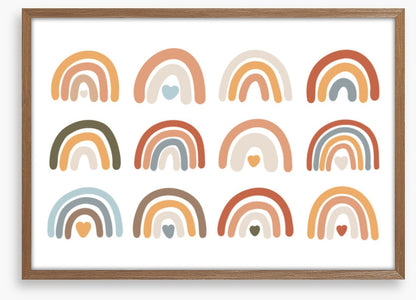 Twelve rainbows