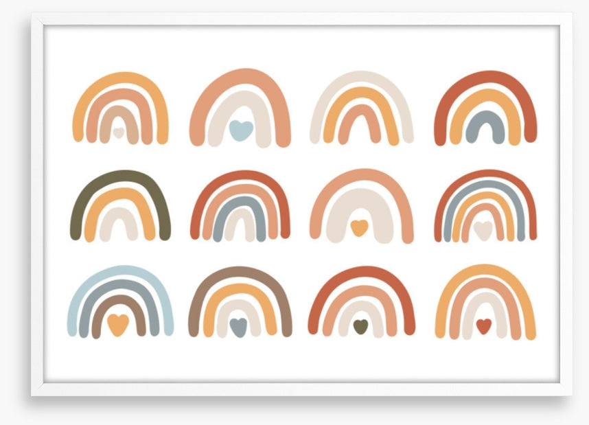 Twelve rainbows