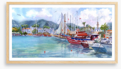 Yachts in the harbour