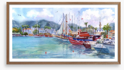 Yachts in the harbour