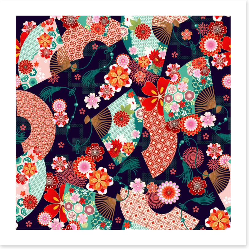 Flowering fans