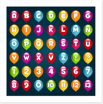 ABC balloons