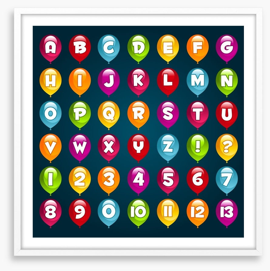 ABC balloons