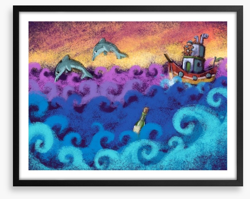 On the ocean waves