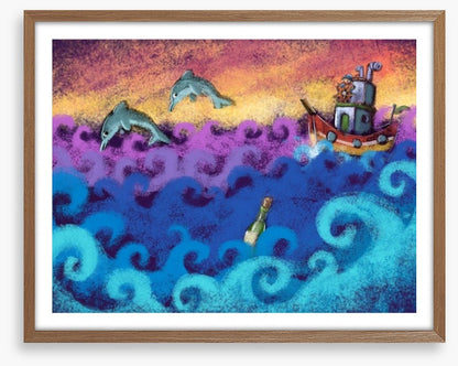 On the ocean waves