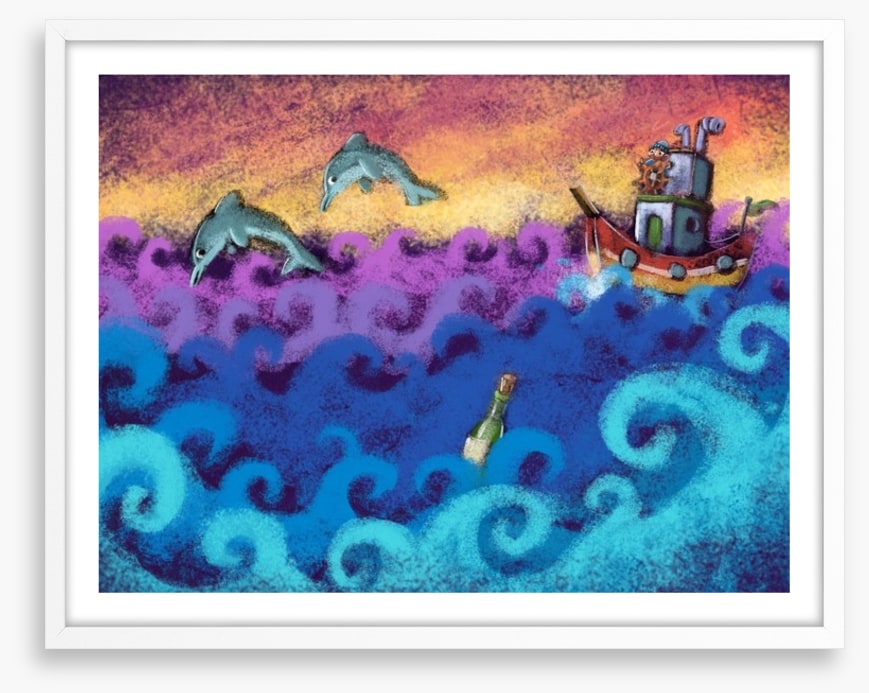 On the ocean waves