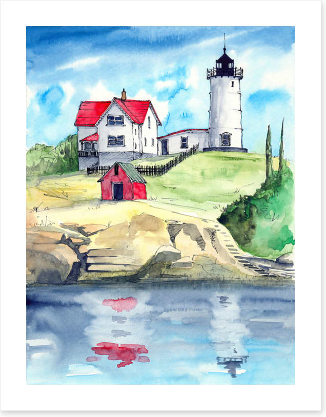 The lighthouse house